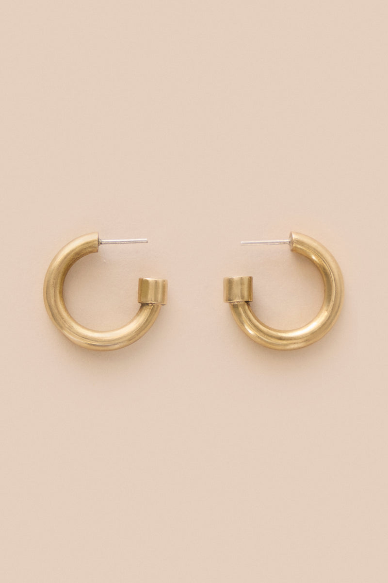 LM x PICHULIK BRASS HOOPS